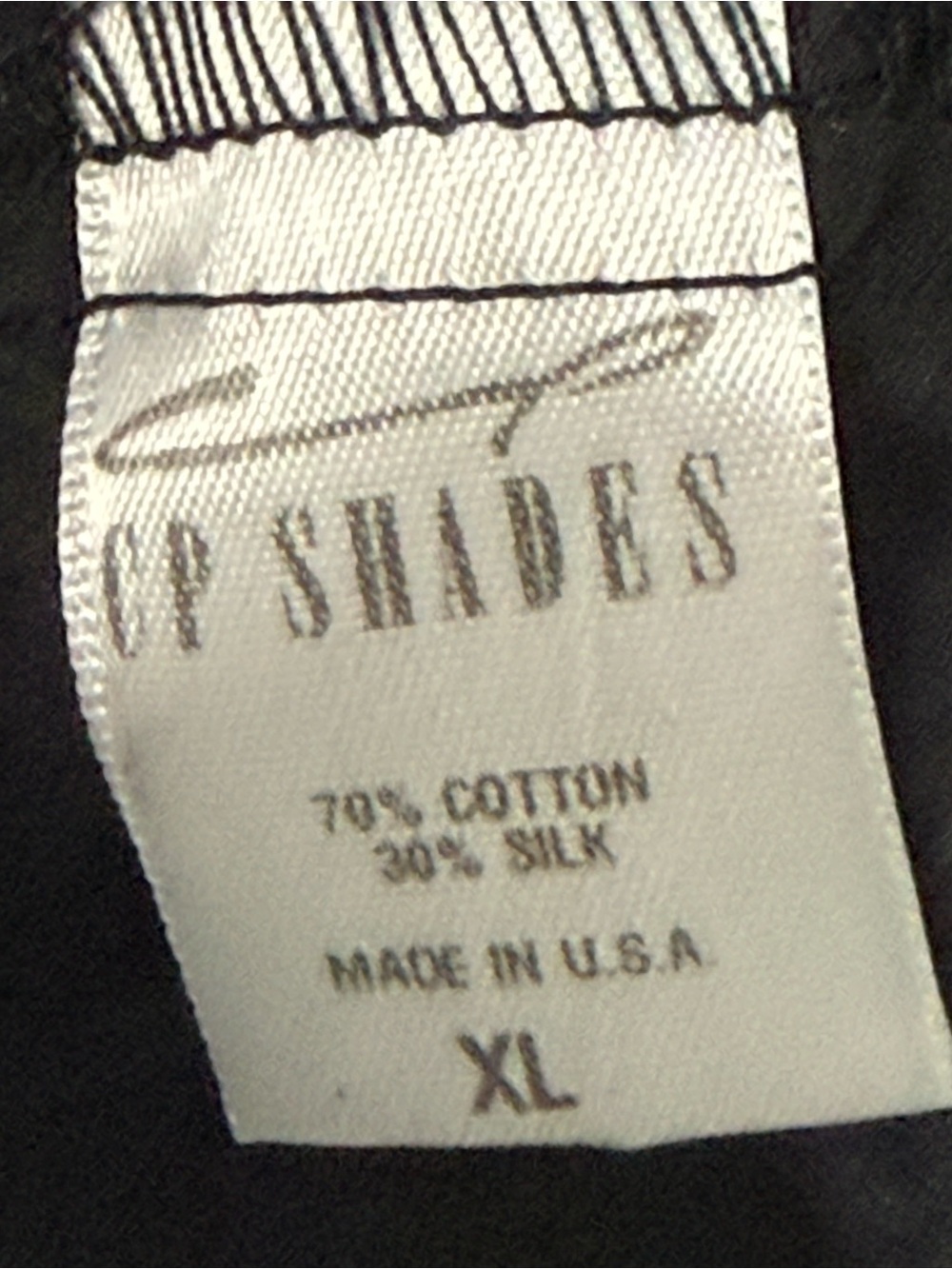 CP Shades Black Sheer Camisole with Adjustable Straps silk blend XL - Picture 2 of 7